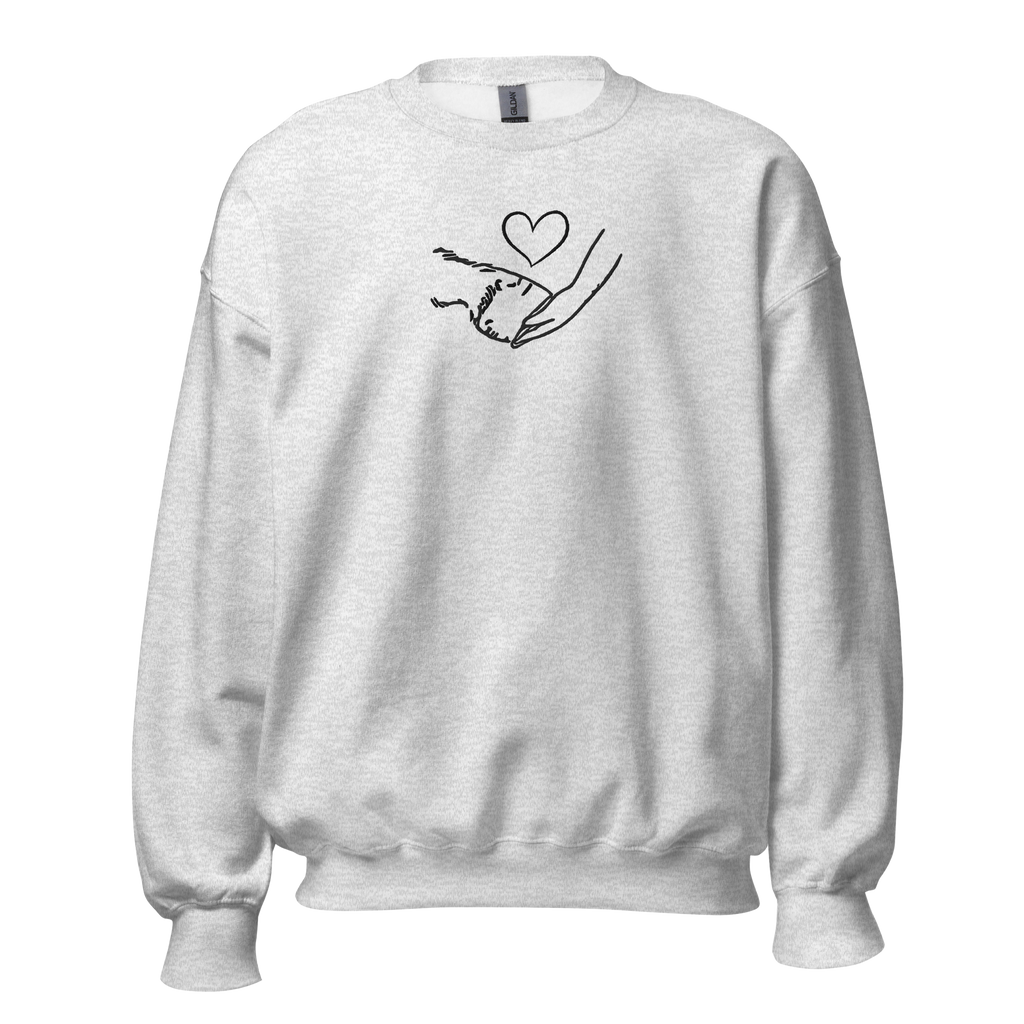 Horse Touch Embroidery Sweatshirt