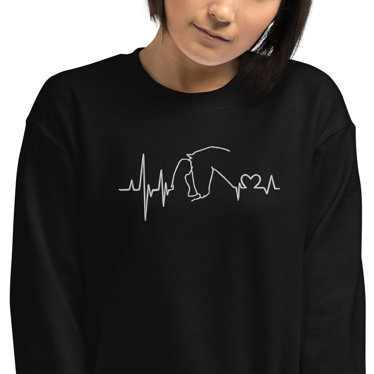 Camisola bordada Heartbit