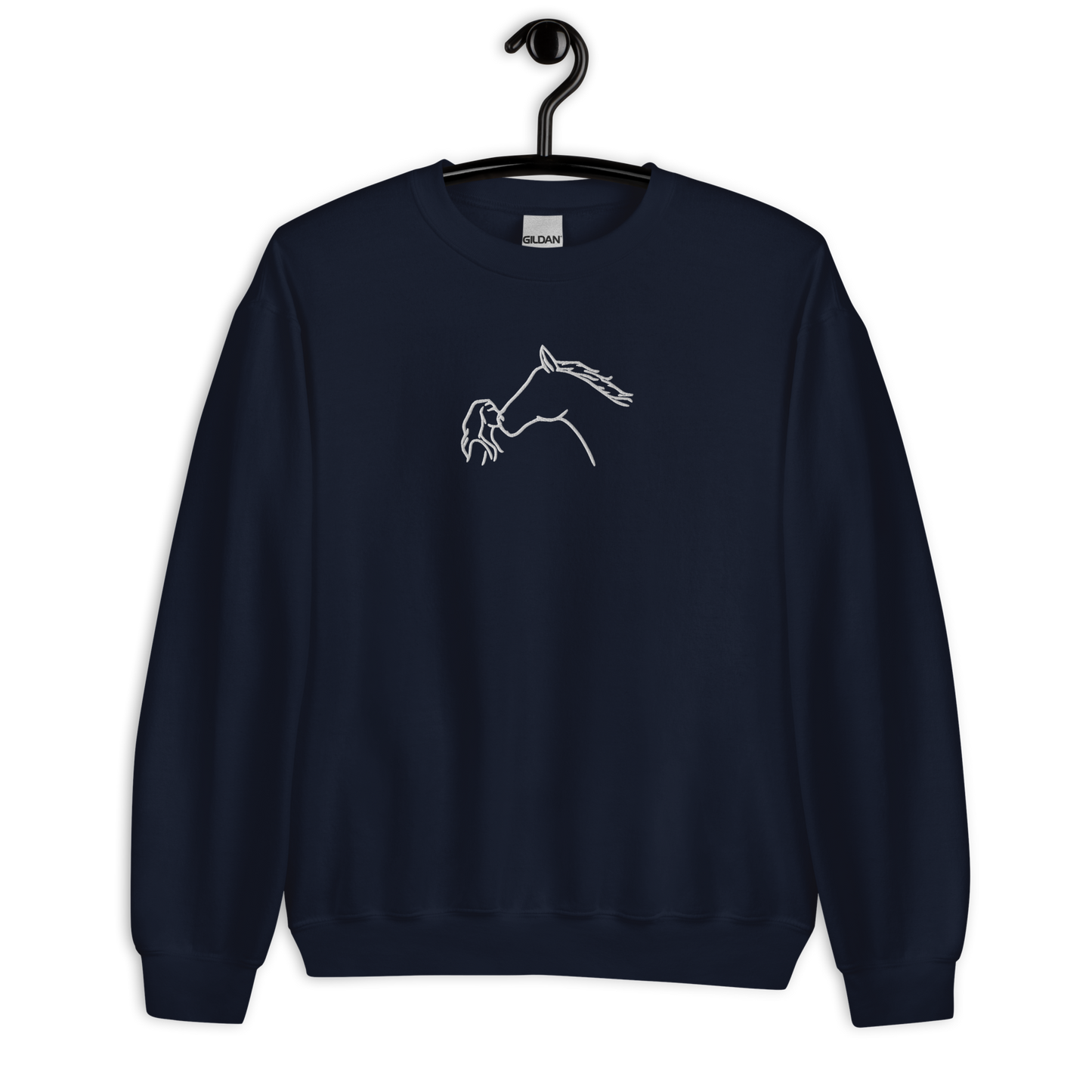 Camisola bordada Horse Kiss