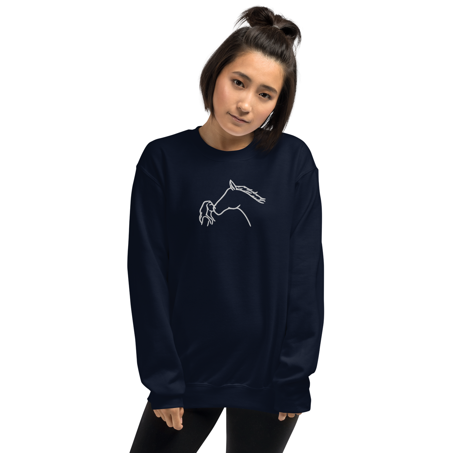 Camisola bordada Horse Kiss