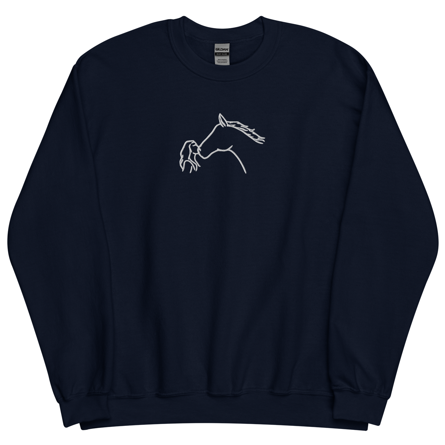 Camisola bordada Horse Kiss