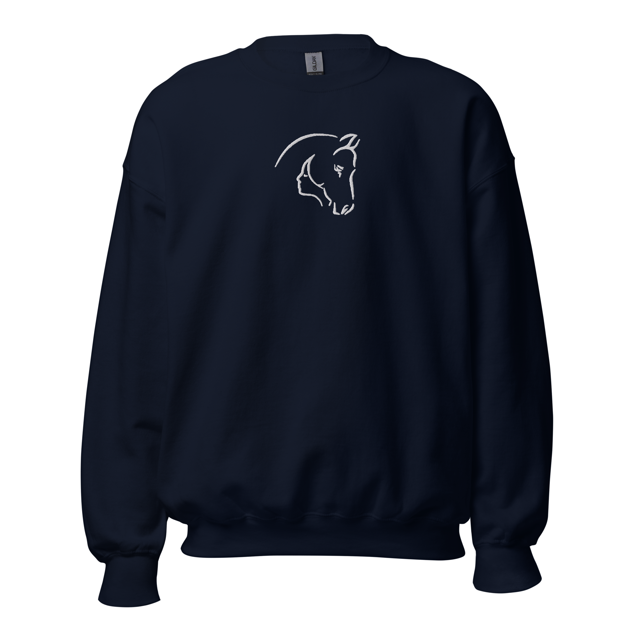 Horse-Woman Fusion Embroidered Sweatshirt