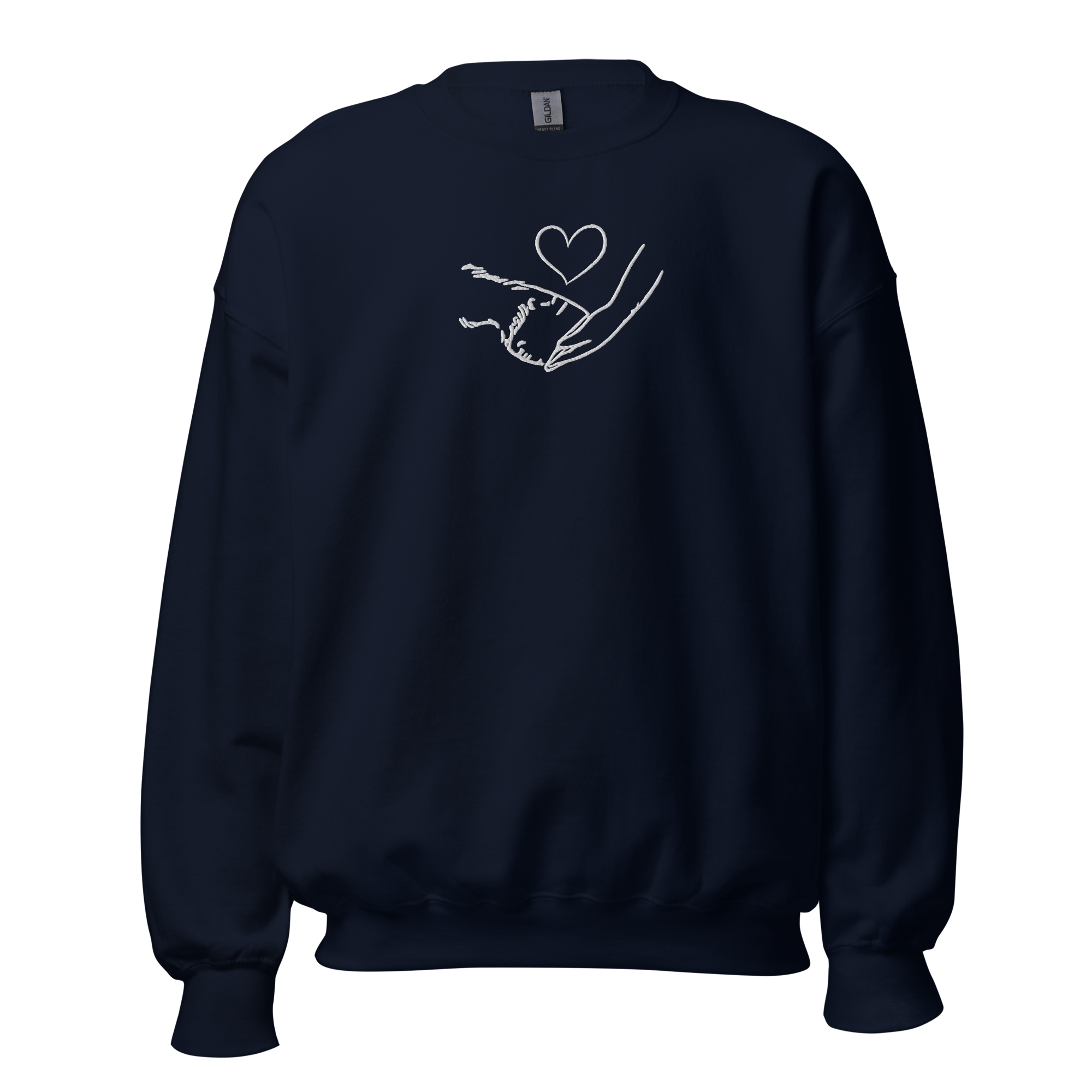 Horse Touch Embroidery Sweatshirt