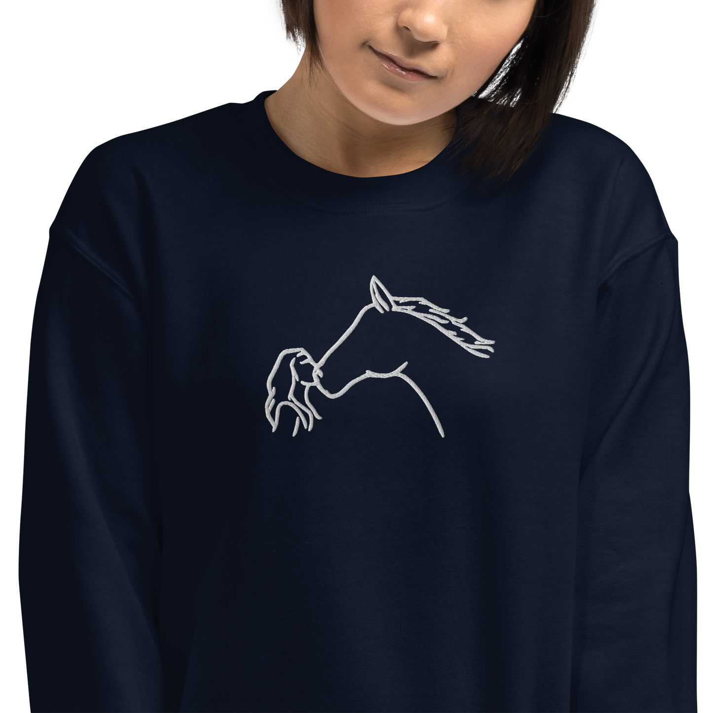 Camisola bordada Horse Kiss