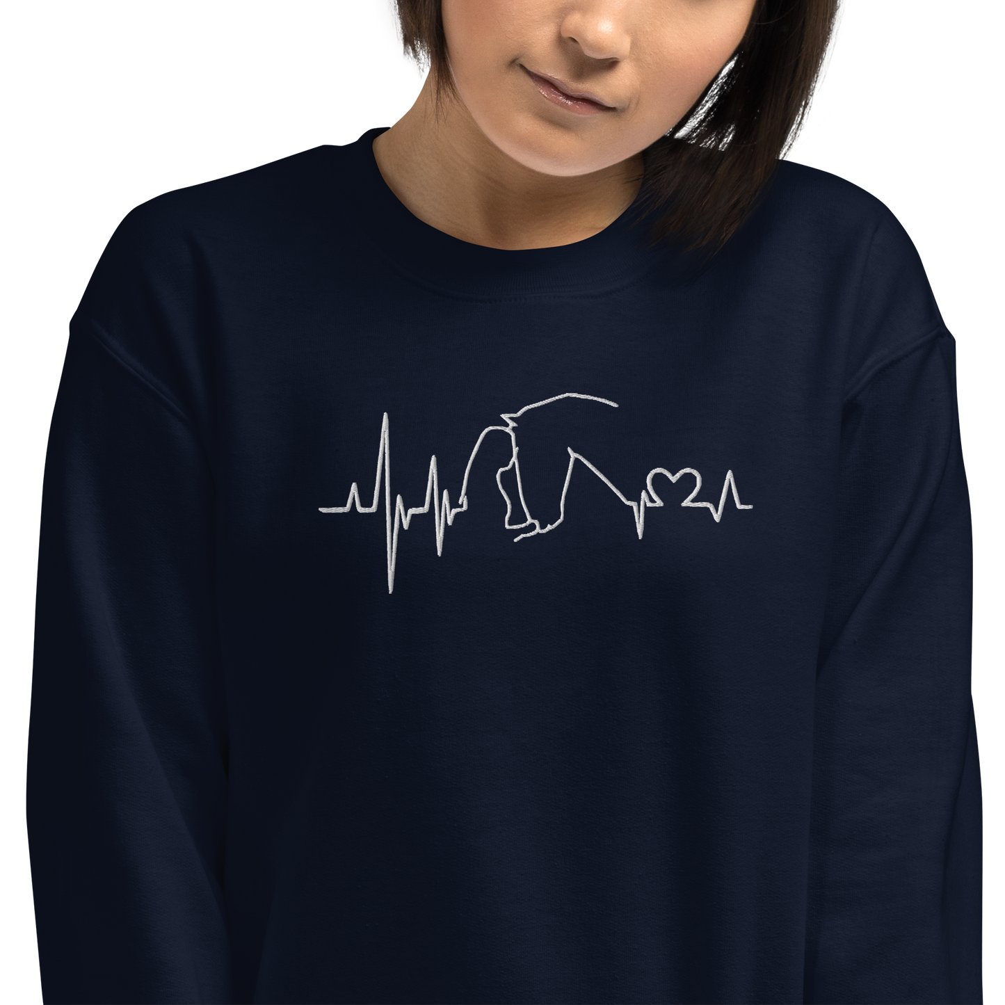 Camisola bordada Heartbit