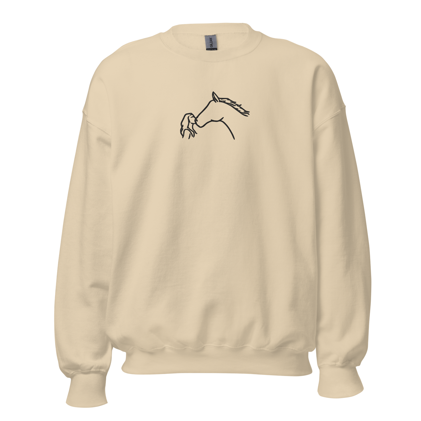 Camisola bordada Horse Kiss
