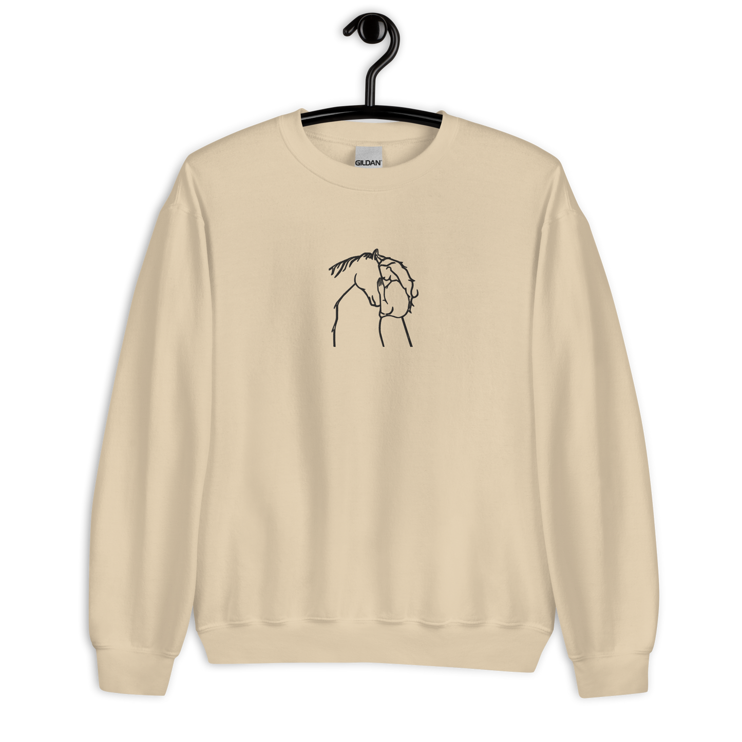 Camisola bordada Horse-Woman Connection
