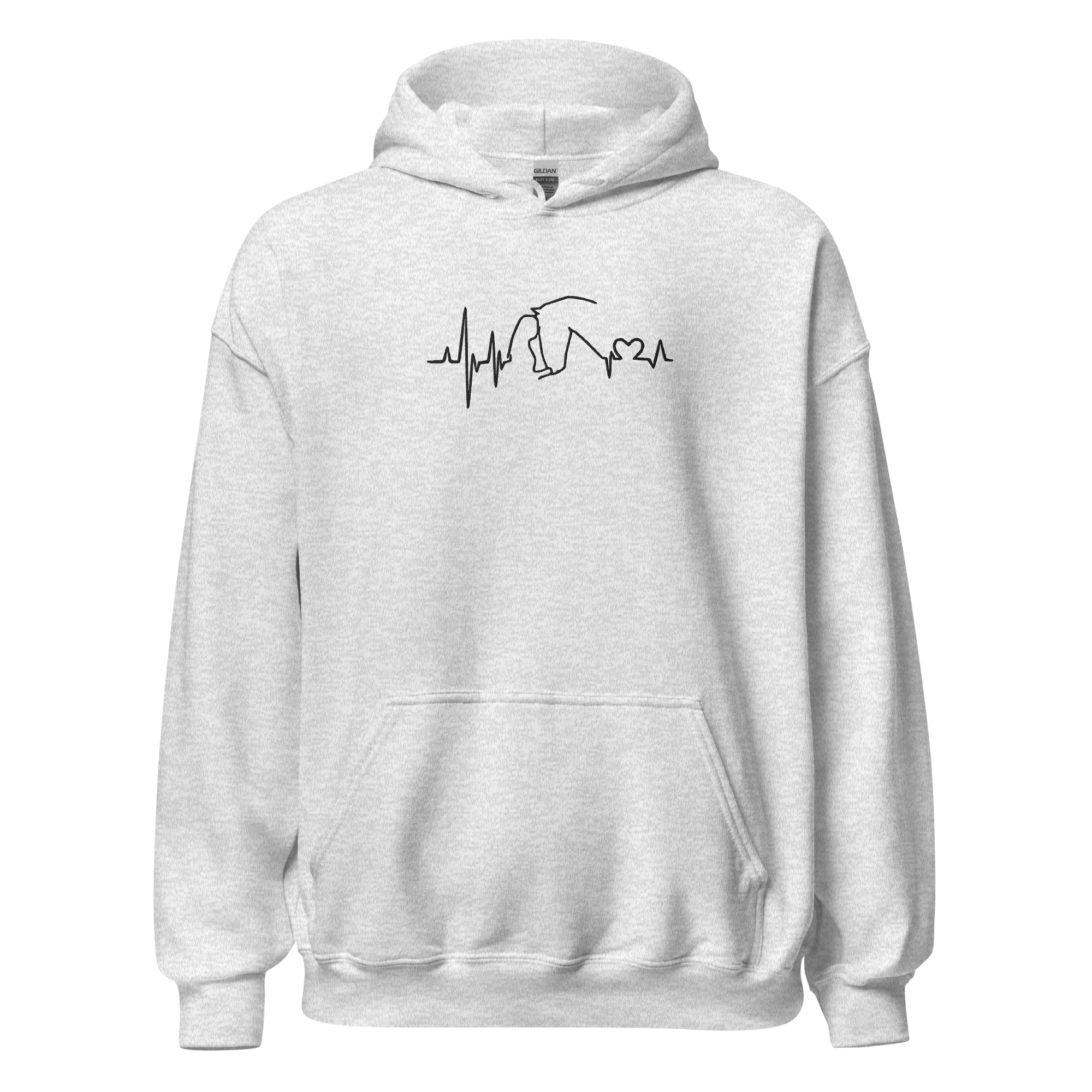 Heartbit Hoodie Gray